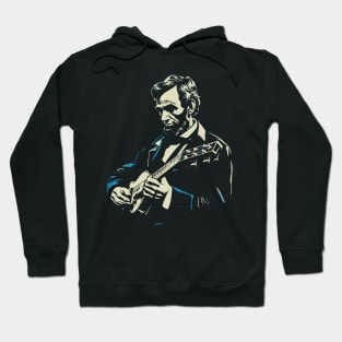 Abraham Lincoln Banjo Player Funny Founding Fathers Hoodie